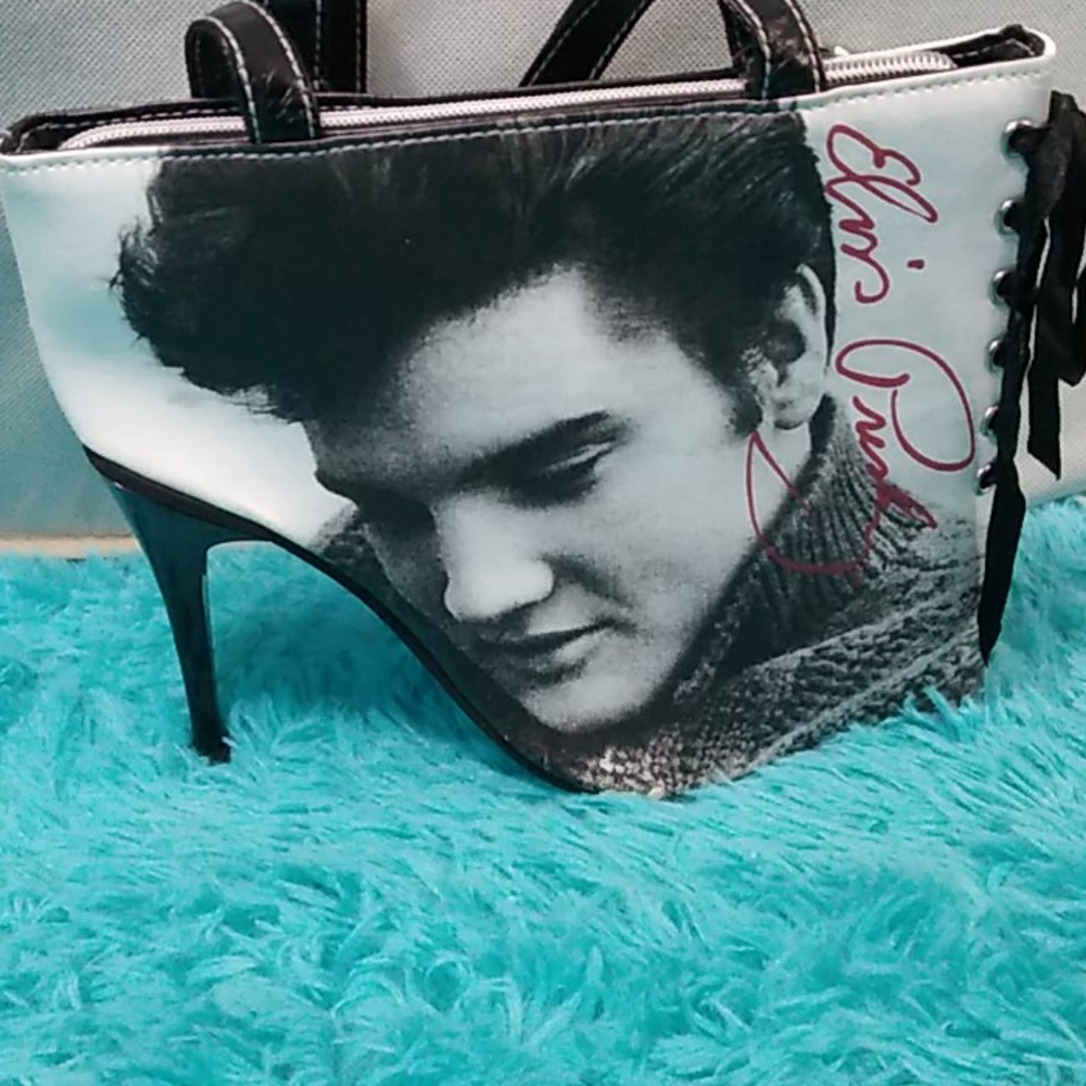 Rare ! Elvis presley high heel purse